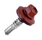 Шурупы МЦСШ кров. 5,5 х 19 RAL3005 красное вино