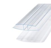 Профиль H-образ. 8 мм прозрачный 6м