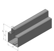 Профиль Т стальной для уличных ворот 60x80 (6000),DHS181